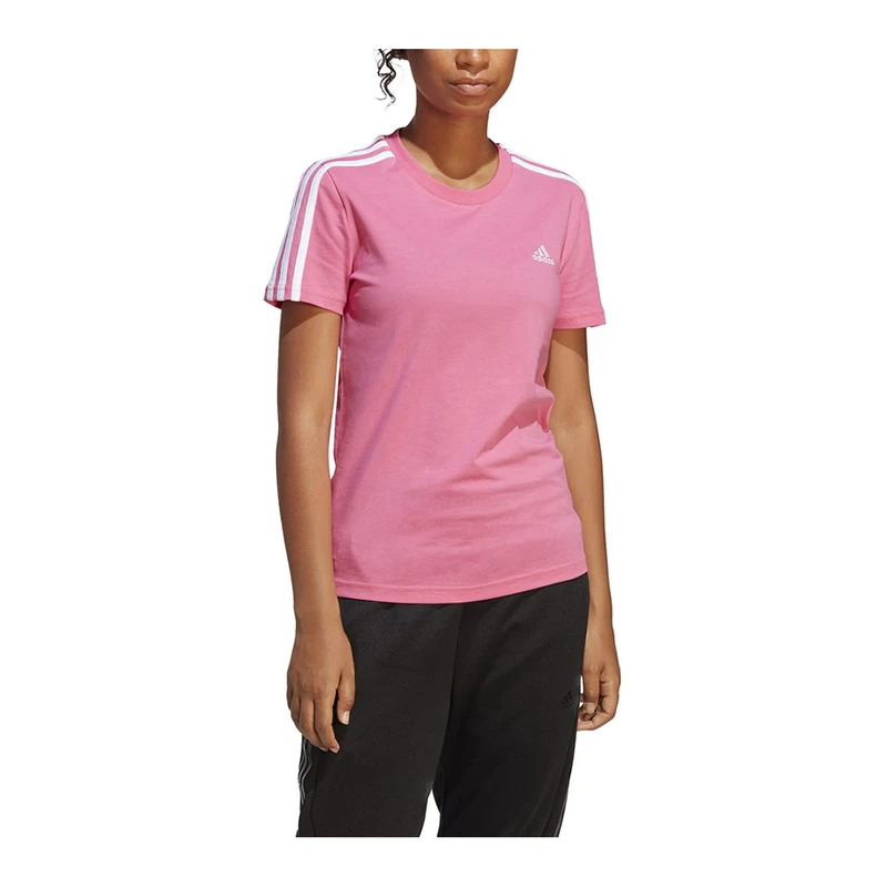 Adidas Womens IB9453 T Shirt Pink Sportpursuit