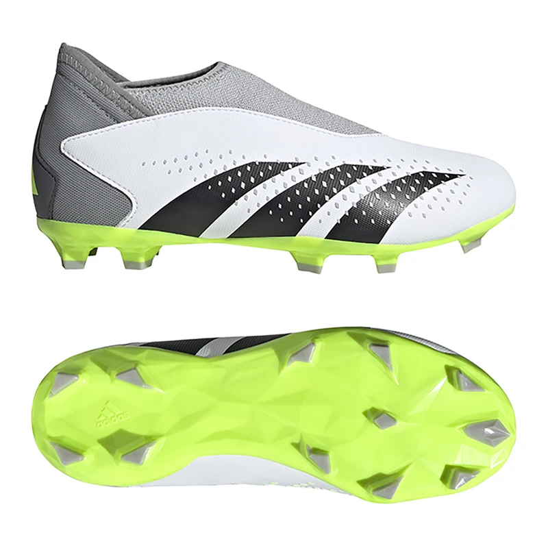 Adidas Kids Predator Accuracy 3 LL FG Firm Ground Football Boots Whit