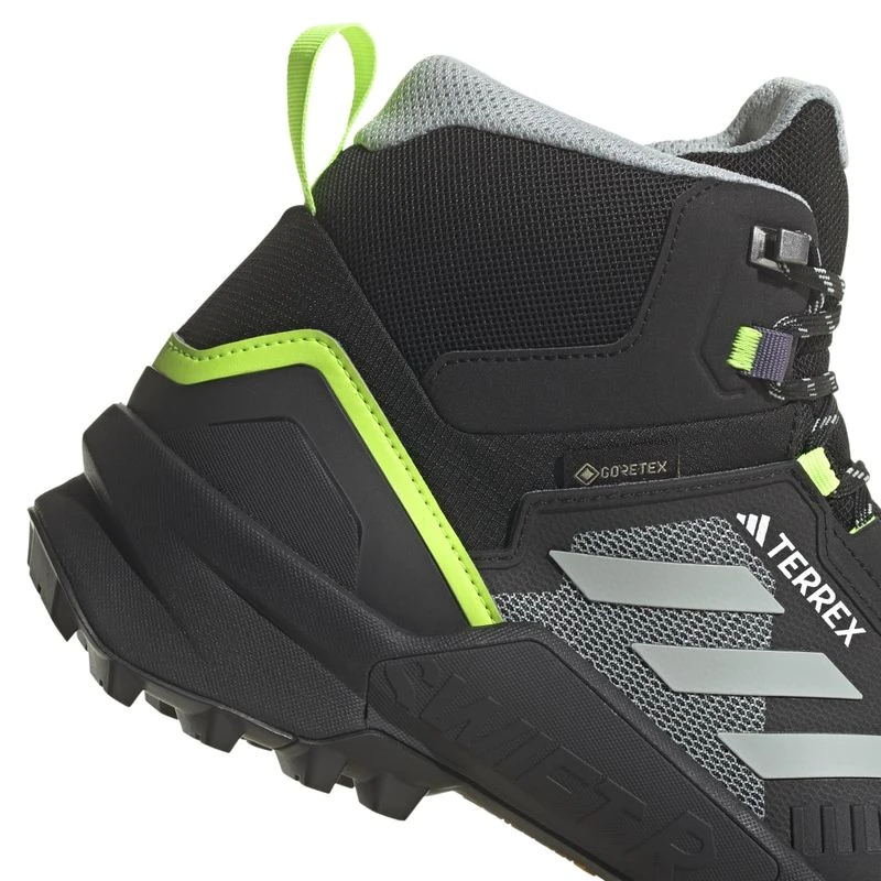Adidas Mens Terrex Swift R3 Mid GTX Hiking Shoes (Black Adidas Mens Terrex Swift R3 Mid GTX Hiking Shoes (Black
