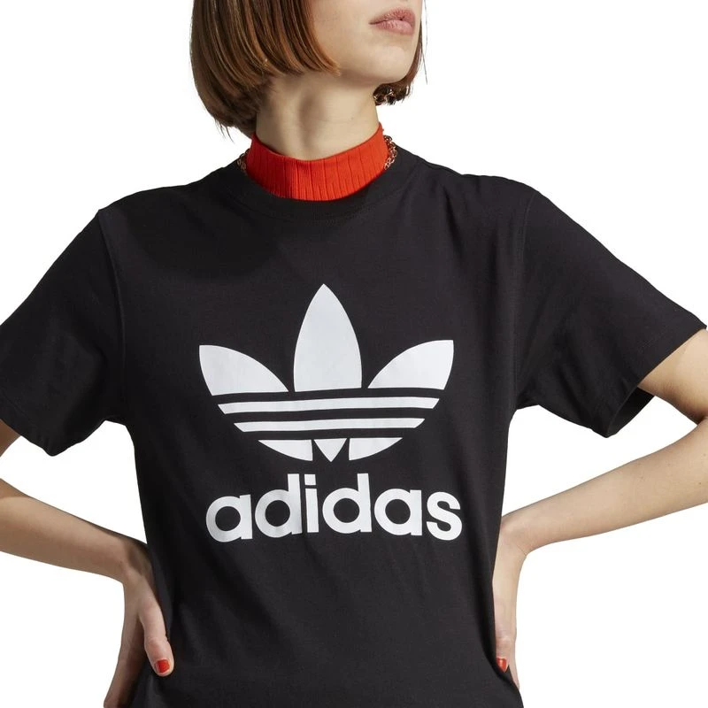 Tee shirt adidas trefoil femme online