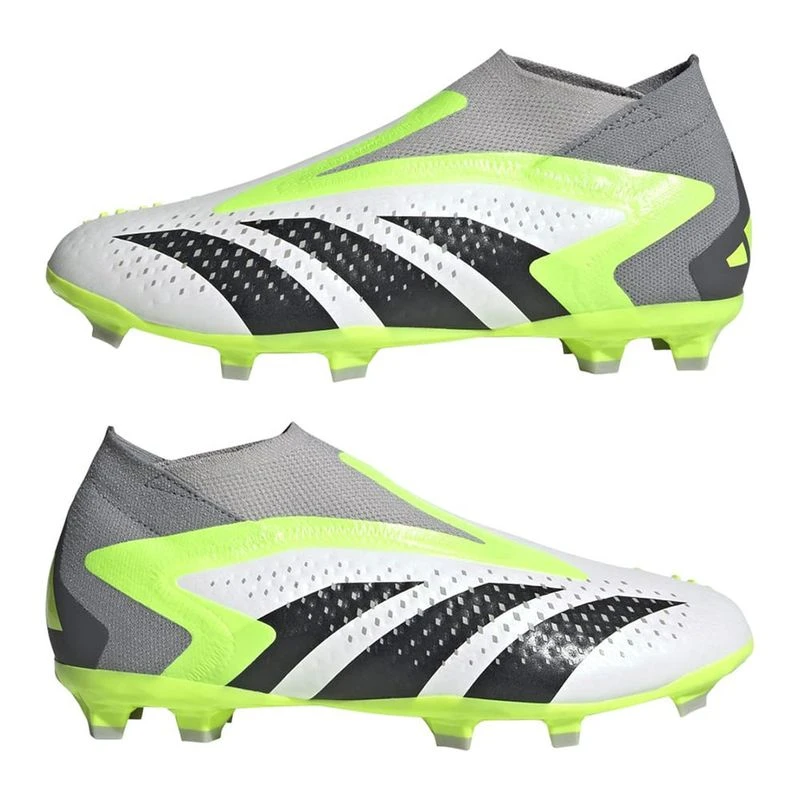White adidas laceless boots best sale