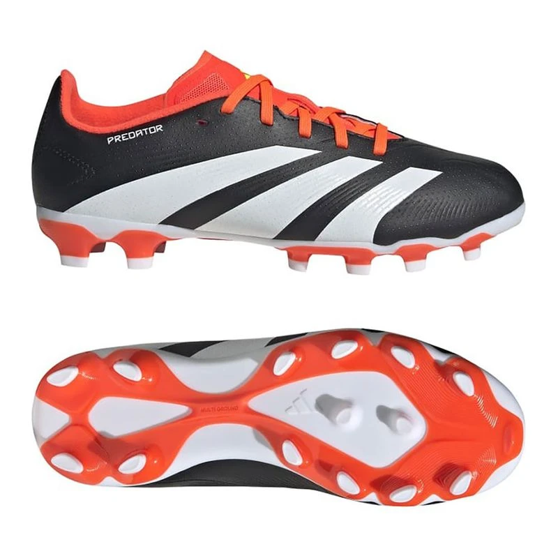 Adidas orange and black football boots clearance