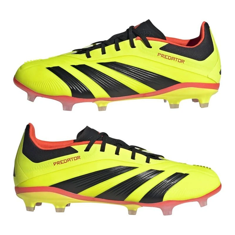Adidas Kids Predator Elite FG J Firm Ground Football Boots Yellow