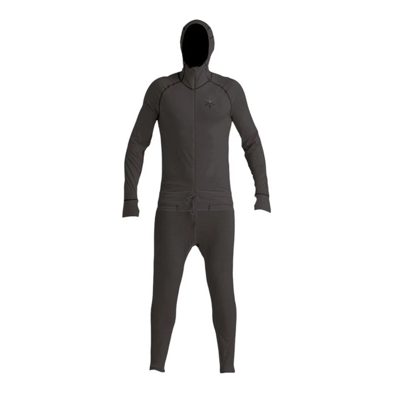 Airblaster Mens Merino Ninja Suit 2024 Skinsuit Black Sportpursuit