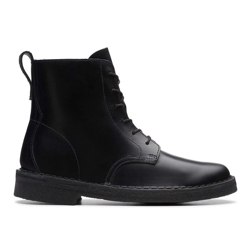 Clarks Womens Desert Mali Casual Boots Black Sportpursuit