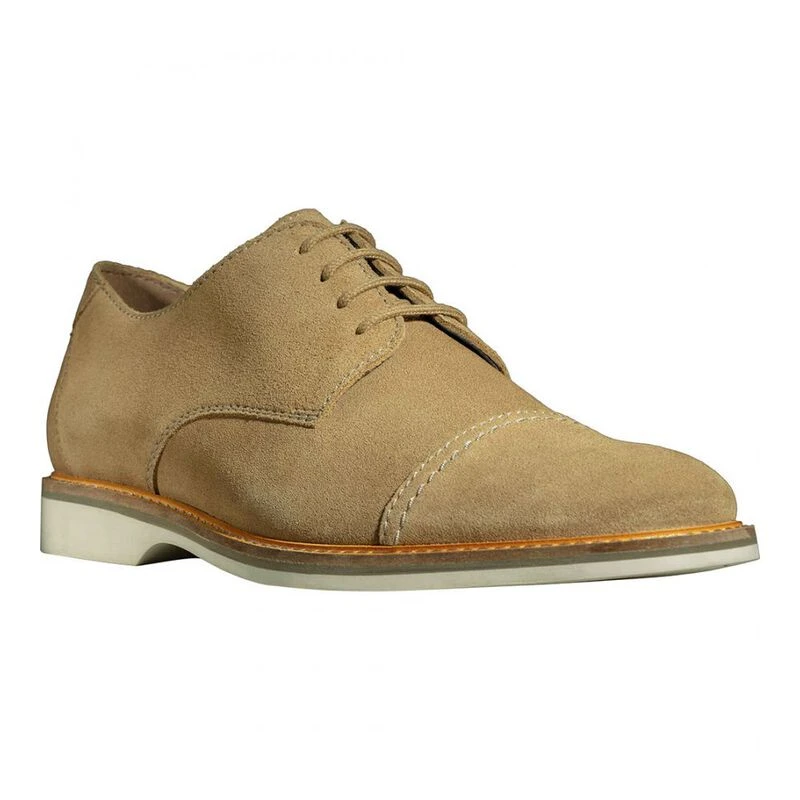 Clarks Mens Atticus Cap Casual Shoes Brown Sportpursuit