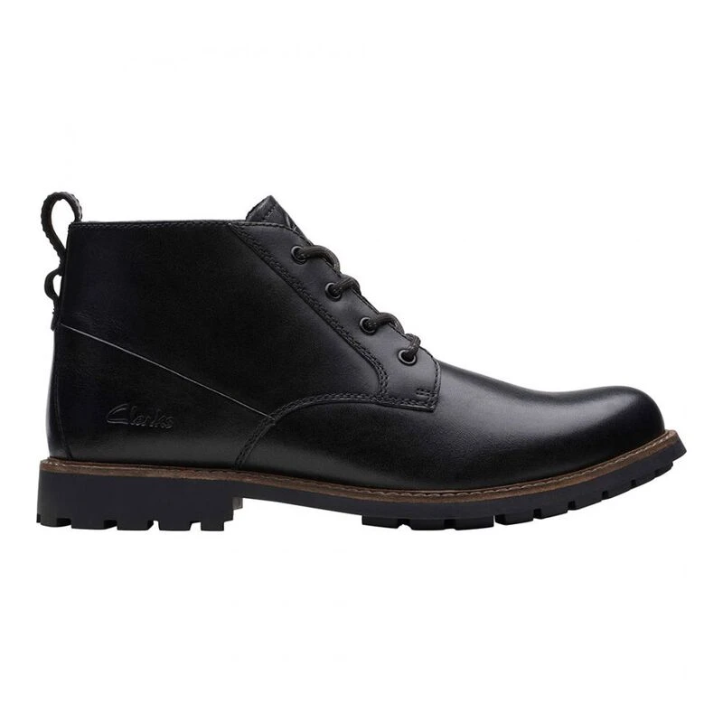 Clarks Mens Mid Casual Boots (Black)