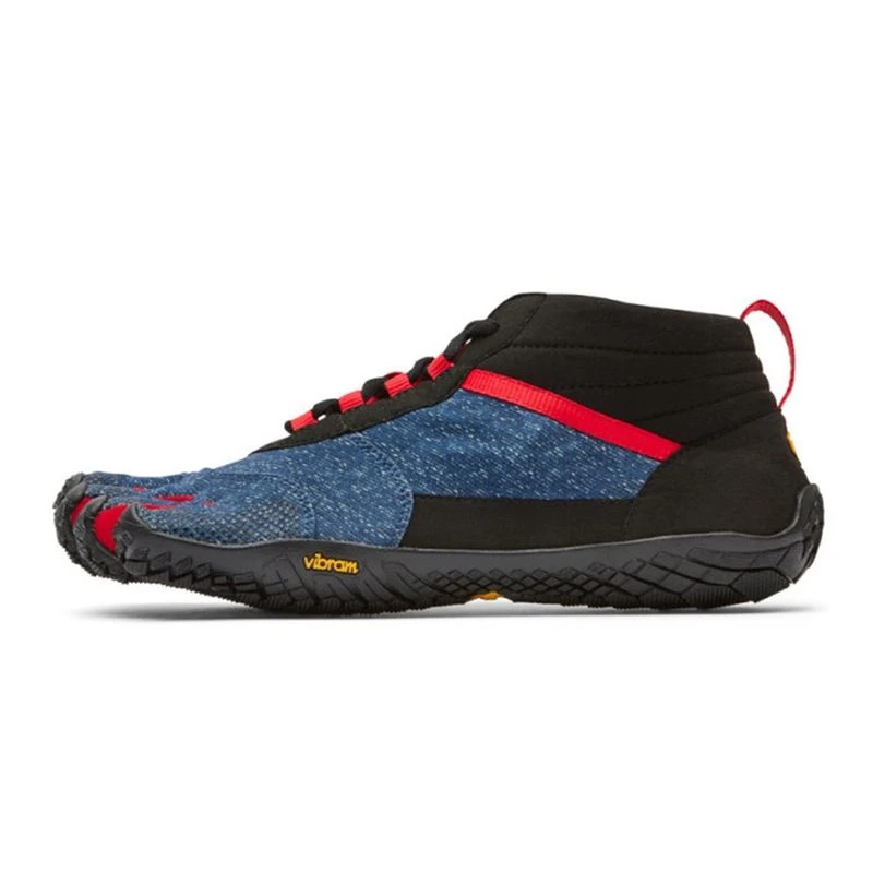 VibramFivefingers Mens V-Trek Hiking Shoes (Jeans/Red