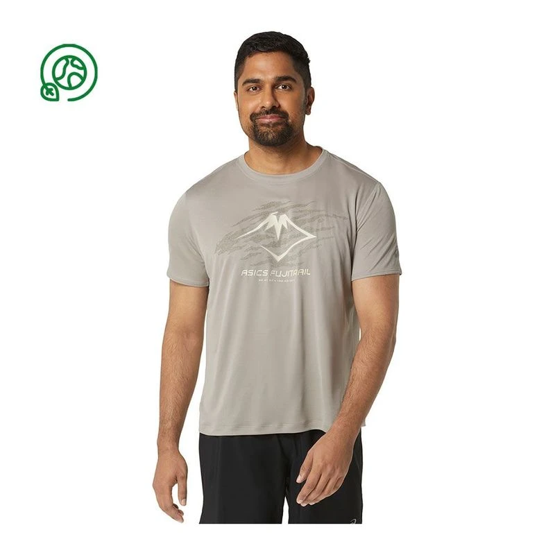 Asics t shirt homme gris clearance