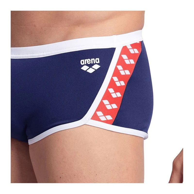 Arena Herren Badehose Solid Swim Slip Icons – Einfarbig, Chlorbeständig & Mit UPF 50+