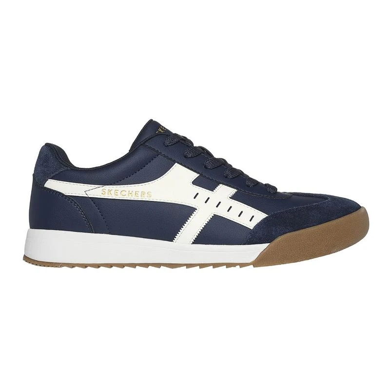 Skechers Mens Zinger Manzanilla Totale Casual Shoes Navy White Spo