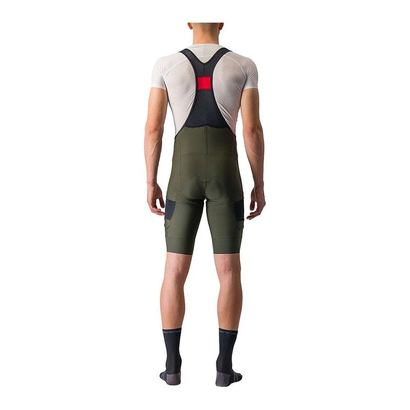 Squadra Pantaloncini Estivi Con Bretelle Unisex - Lycra Elasticizzata Con Imbottitura Antibatterica - 5