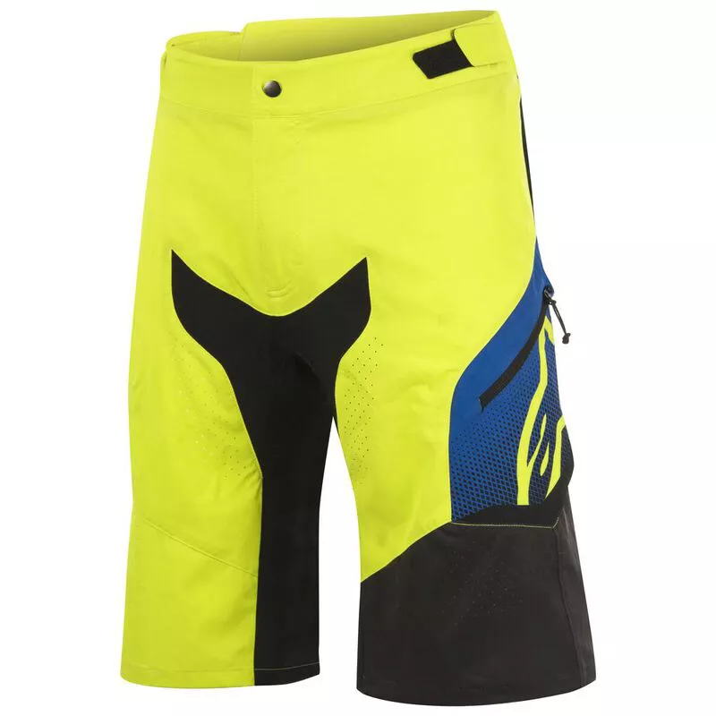 Alpinestars Mens Predator Shorts Acid Yellow Royal Blue Sportpursu