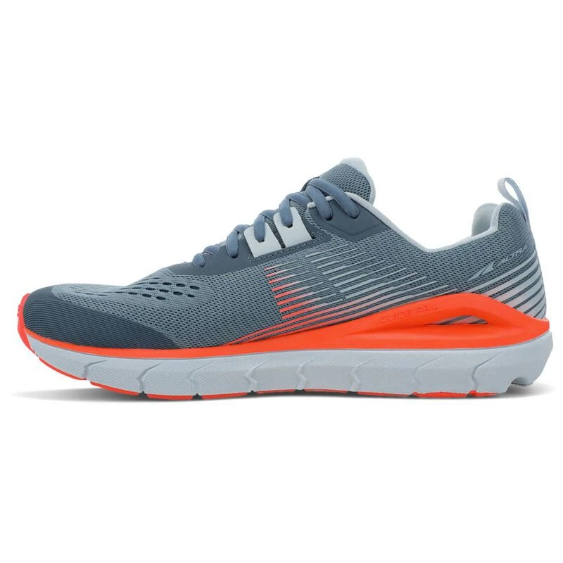 Altra Womens Provision 5 Running Shoes (Gray/Coral) | Sportpursuit.com