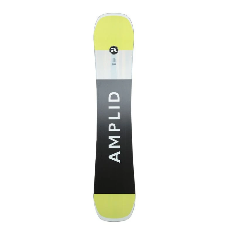 Amplid Mens Stereo Snowboard (Black/Green) | Sportpursuit.com