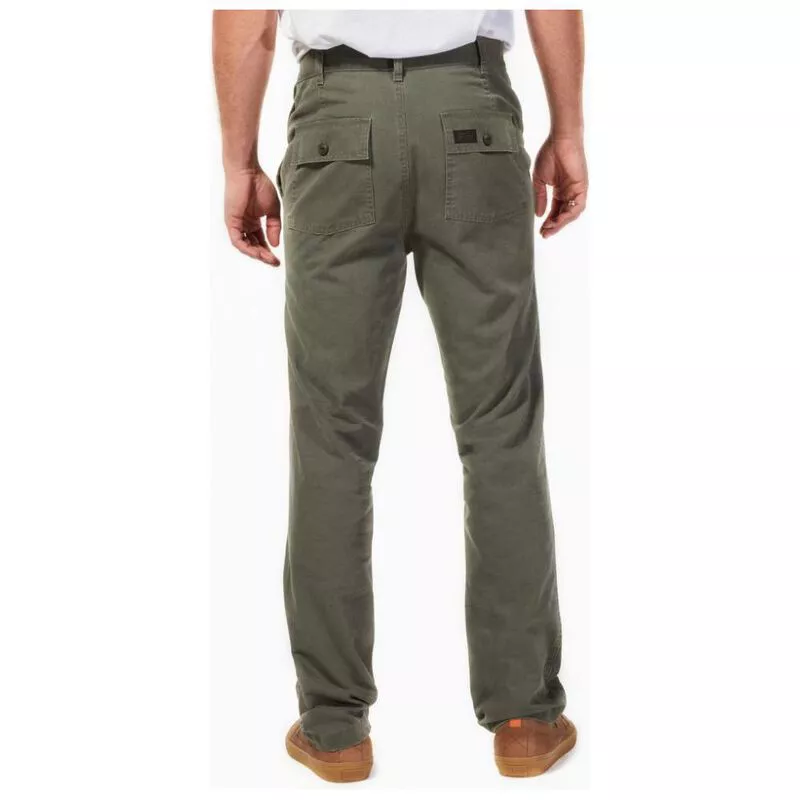 Microsuede cargo pants top