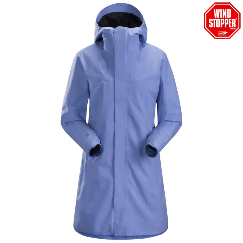Arcteryx Womens Solano Coat Cloudburst Sportpursuit