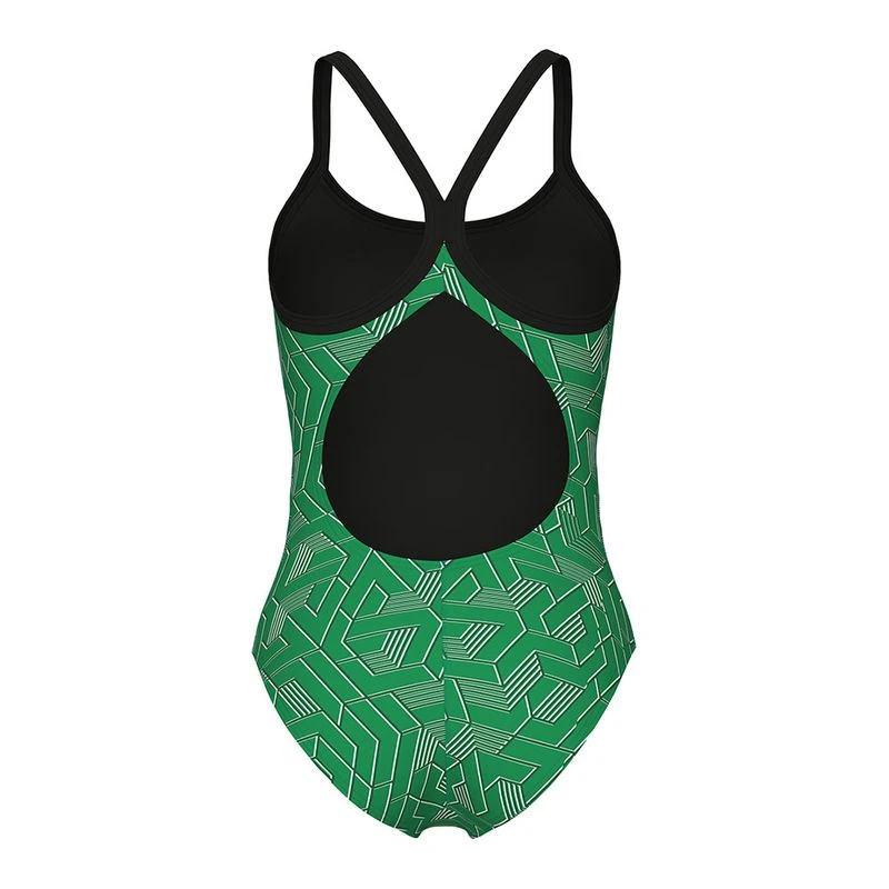 Maillot De Bain Une Pièce Arena Lightdrop-Back - Noir - Protection UV - Femme