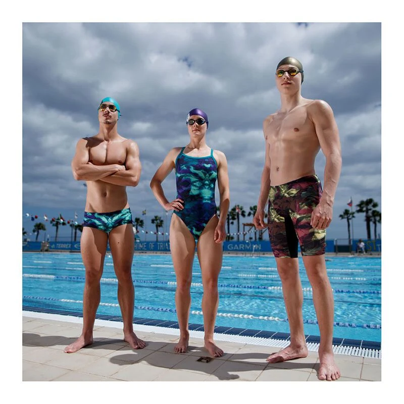 Arena Maillots de bain Hero Camo Challenge Femme Bleu privatesport