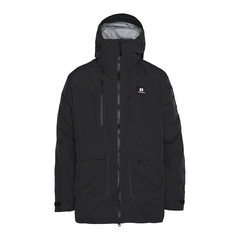 Armada Mens Grands 3L Jacket (Black) | Sportpursuit.com
