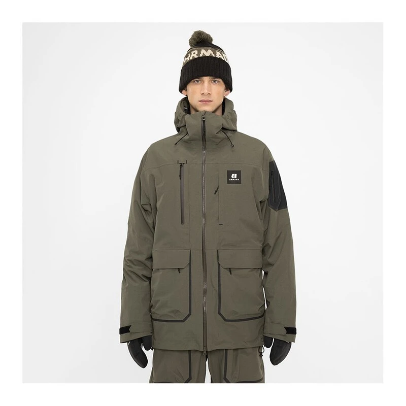 Armada Mens Grands 3L Jacket (Green) | Sportpursuit.com