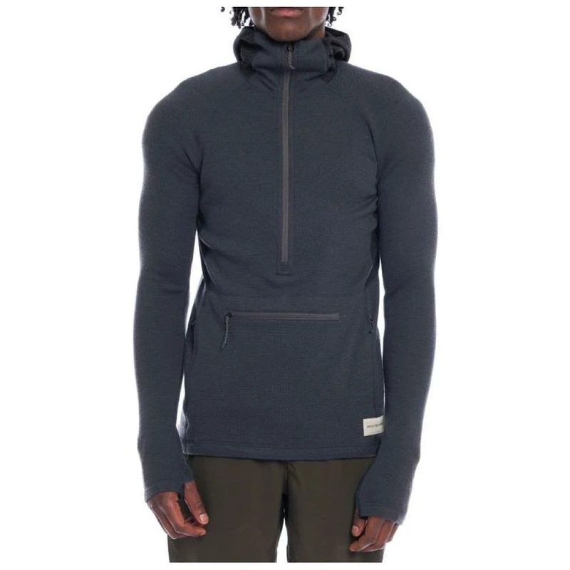 Artilect Mens Sundown 250 Merino Blend 1/2 Zip Pullover (Dusk Blue/Bla