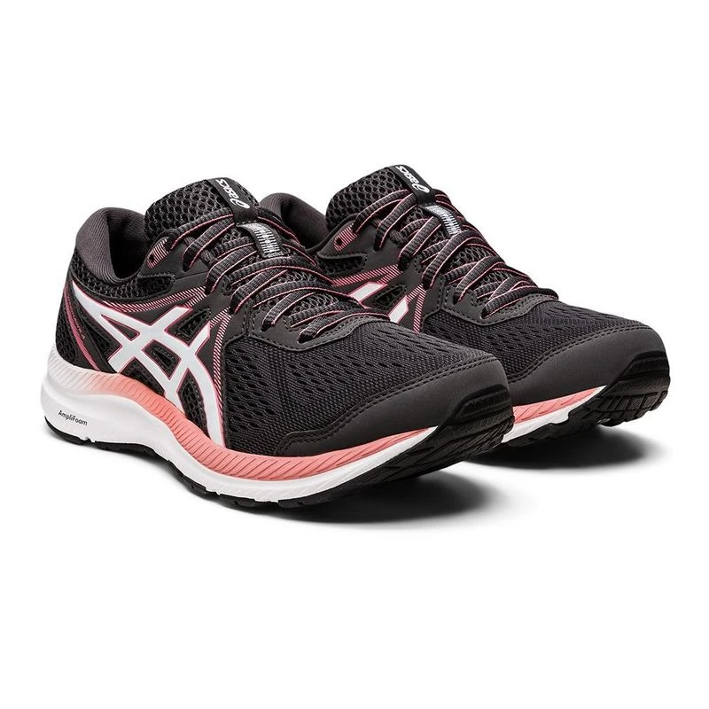 Asics Gel Windhawk 4 Dames Hardloopschoenen Grijs Roze privatespor