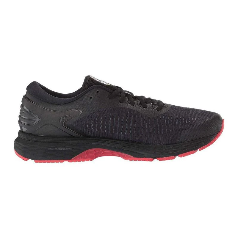 Asics Womens Gel Kayano 25 Berlin Running Shoes Black Classic Red