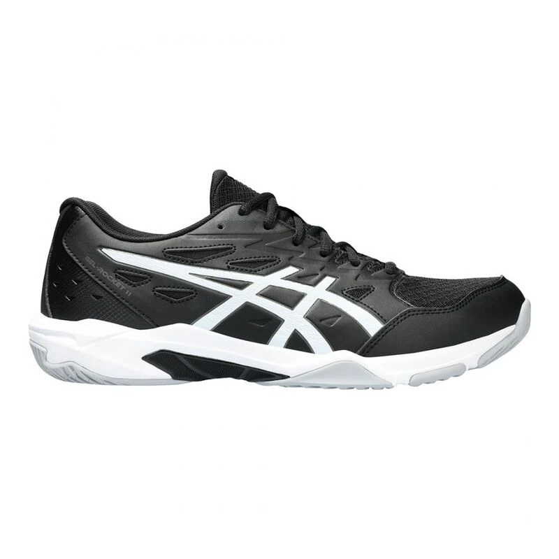 Asics Mens Gel Rocket 11 Handball Shoes Black Gunmetal Sportpursui