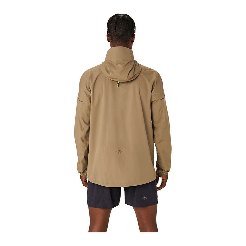 Asics Veste Fujitrail Waterproof Homme Marron privatesportshop