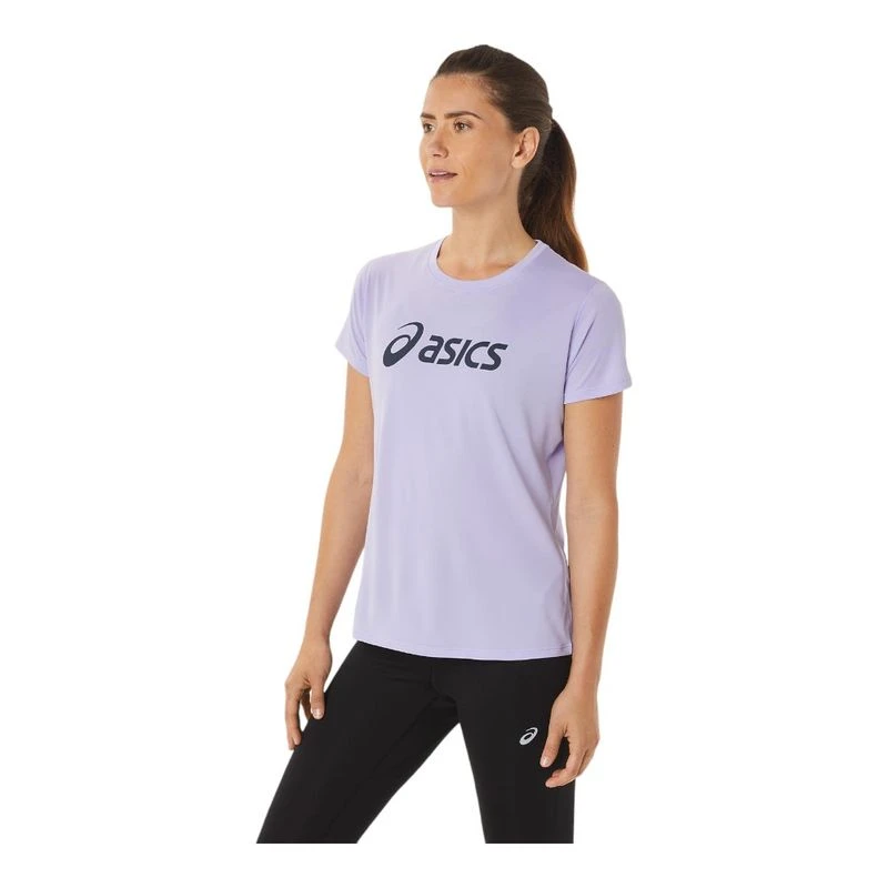 Asics t shirt femme violet clearance