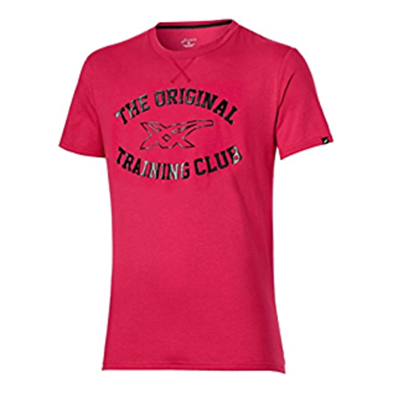 Asics T Shirt Graphic Homme Rouge Sportpursuit