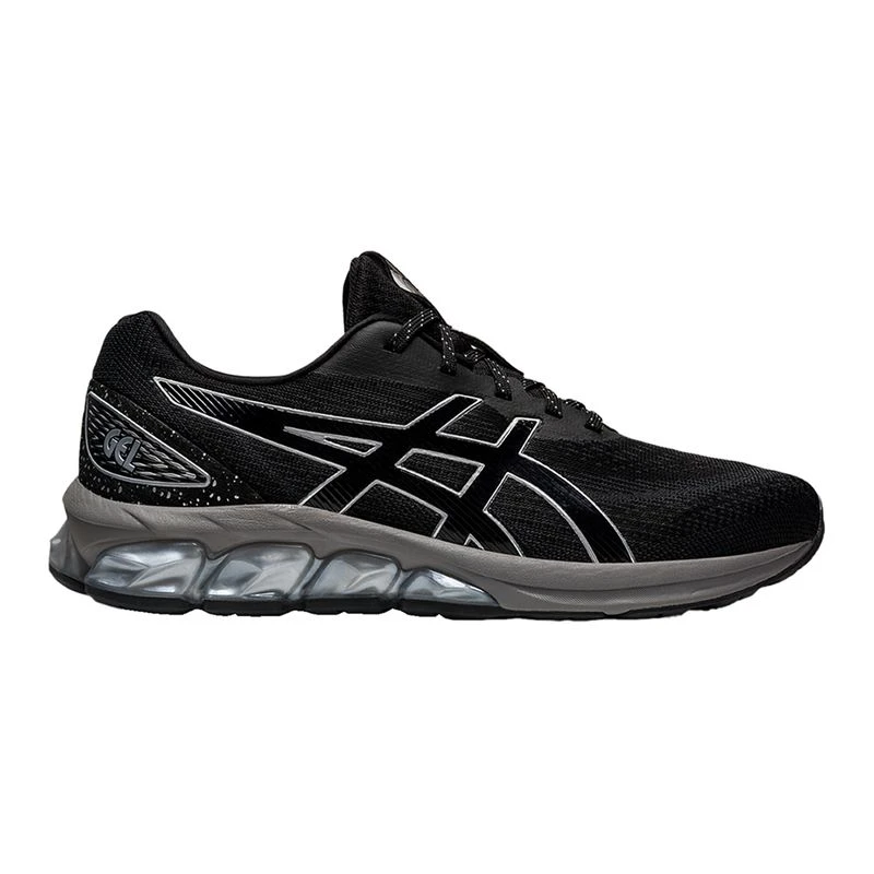 Asics Mens Gel Quantum 180 VII Casual Shoes Black Clay Grey Sportp