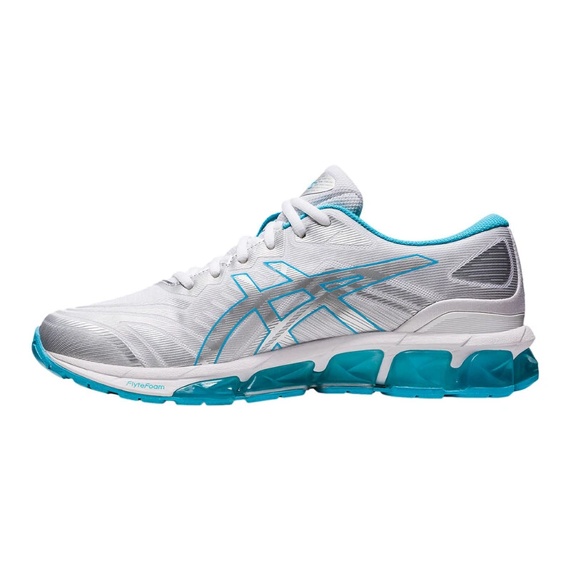 Asics Mens Gel Quantum 360 VII Casual Shoes White Aquarium Sportpu