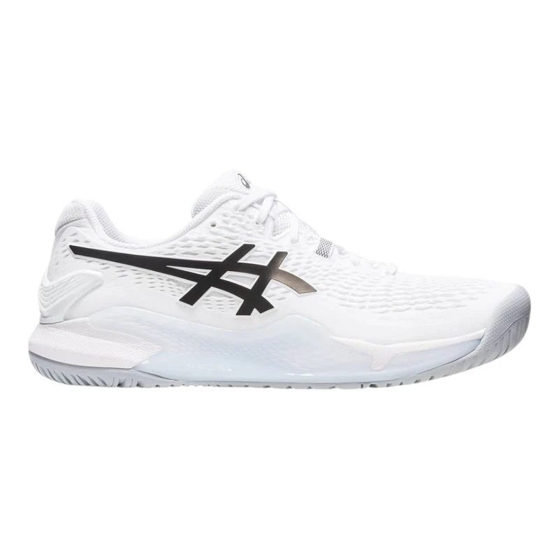 Asics Chaussures de tennis Gel Resolution 9 Grass Homme Blanc Noir