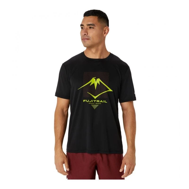 Asics Maillot Fujitrail Logo Homme Noir privatesportshop