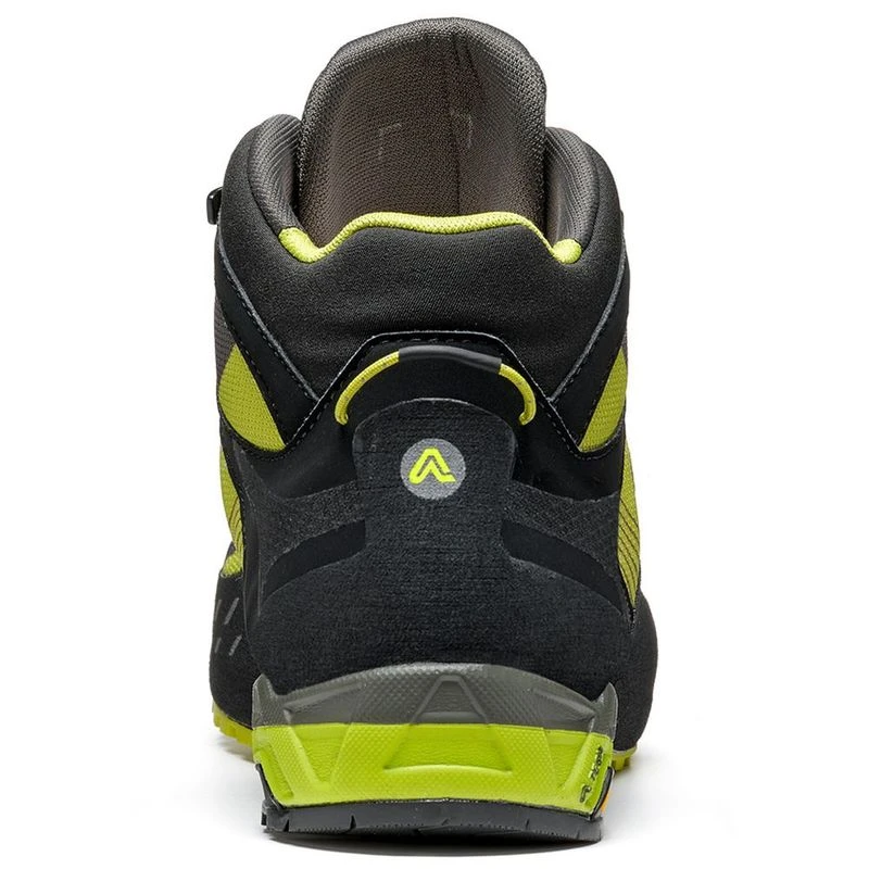 Asolo Mens Eldo Mid GV Hiking Boots Oasis Green Smoky Grey Sportpu