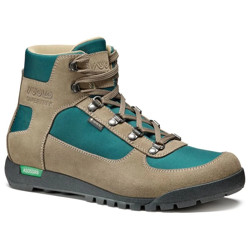 Asolo Mens Supertrek GTX Hiking Boots Wool Deep Tail Sportpursuit