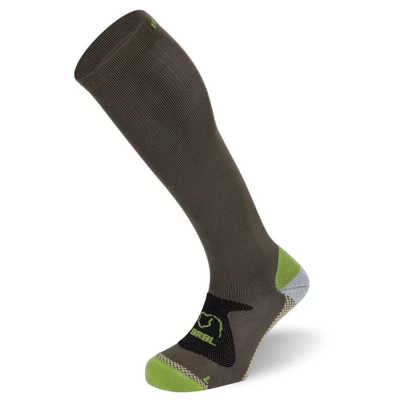 BRBL Womens Arto Walking Compression Socks (Bronze/Green) Sportpursu
