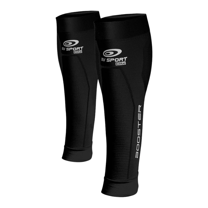 BV Sport Manchons Booster Elite Evolution – Compression Mollet Blanc PE 2023 – Performance & Récupération Optimales