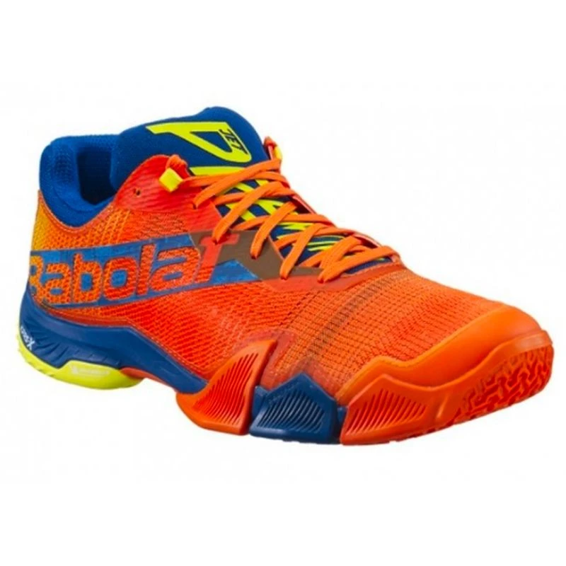 Babolat Mens Jet Premura Padel Shoes Orange Dark Bl Sportpursuit.c