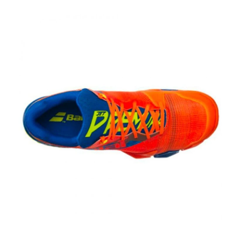 Babolat Mens Jet Premura Padel Shoes (Orange/Dark Blue) Sportpursuit