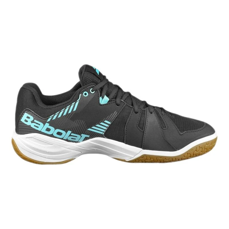 Babolat Mens Shadow Spirit Badminton Shoes Black Light Blue Sportp