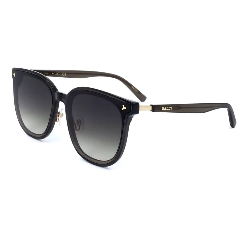 Bally Men's Shiny Deep Gold & Brown Aviator Sunglasses BY0029 | THE SOLIST