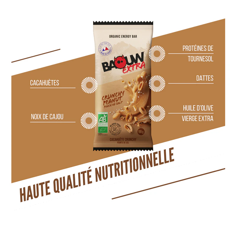 Barre énergétique GEN Protein Bar Crunch Cacahuète 35g Barre énergétique GEN Protein Bar Crunch Cacahuète 35g