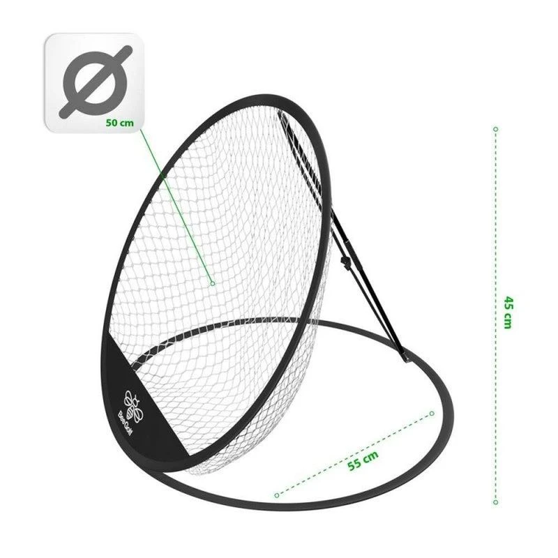 BeeGolf Chipping Practice Net (Black/White) | Sportpursuit.com