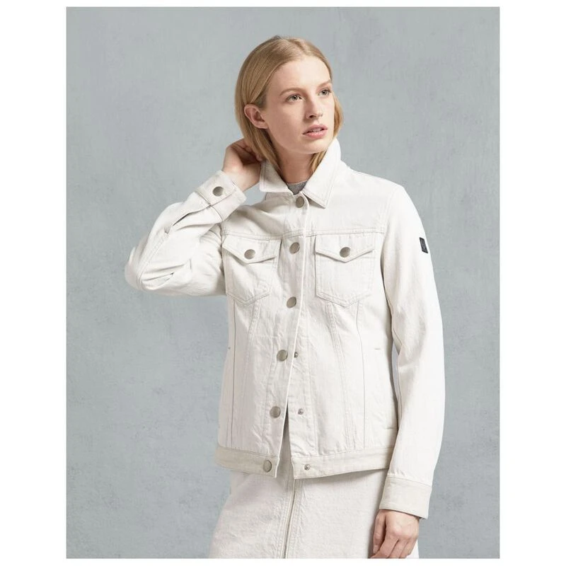 Belstaff white jacket clearance