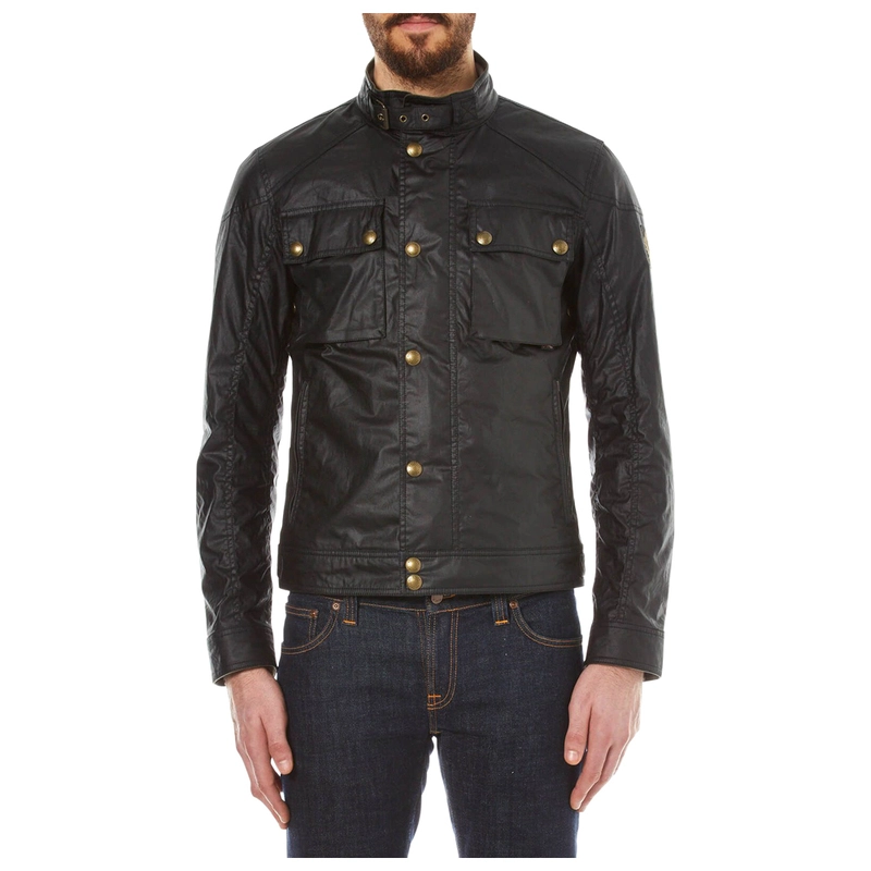 Belstaff Mens Racemaster Jacket (Black) | Sportpursuit.com