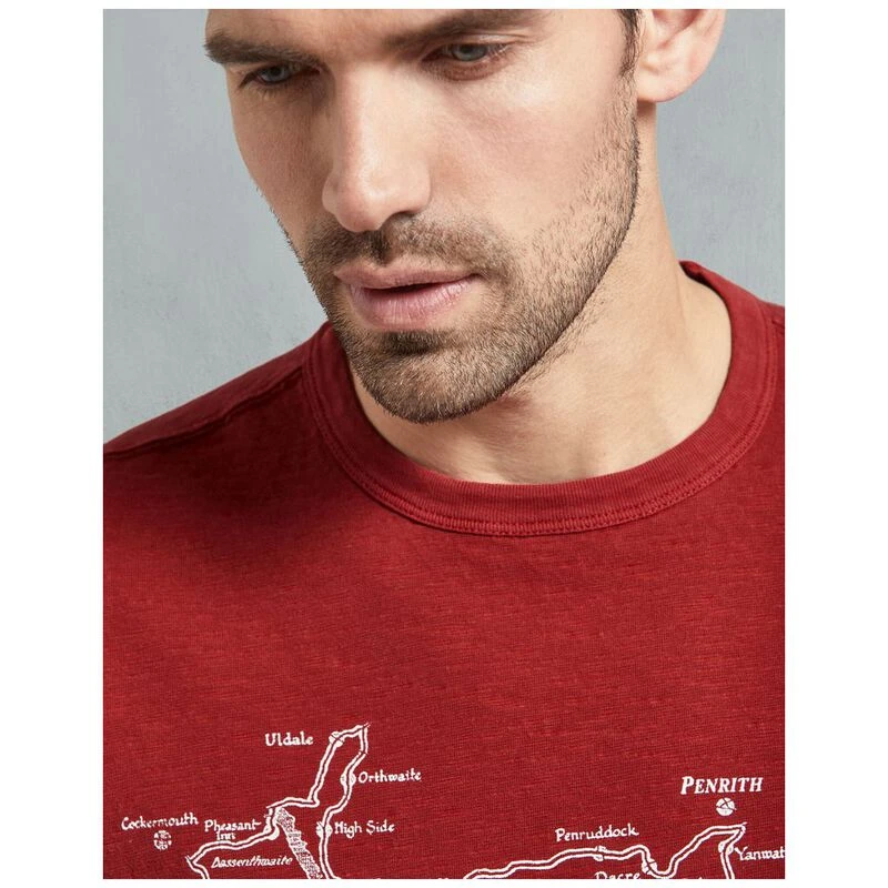 Belstaff red t shirt on sale