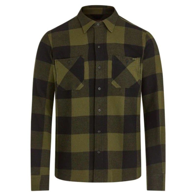 Belstaff Mens Work Buffalo Check Shirt (Salvia/Black) | Sportpursuit.c